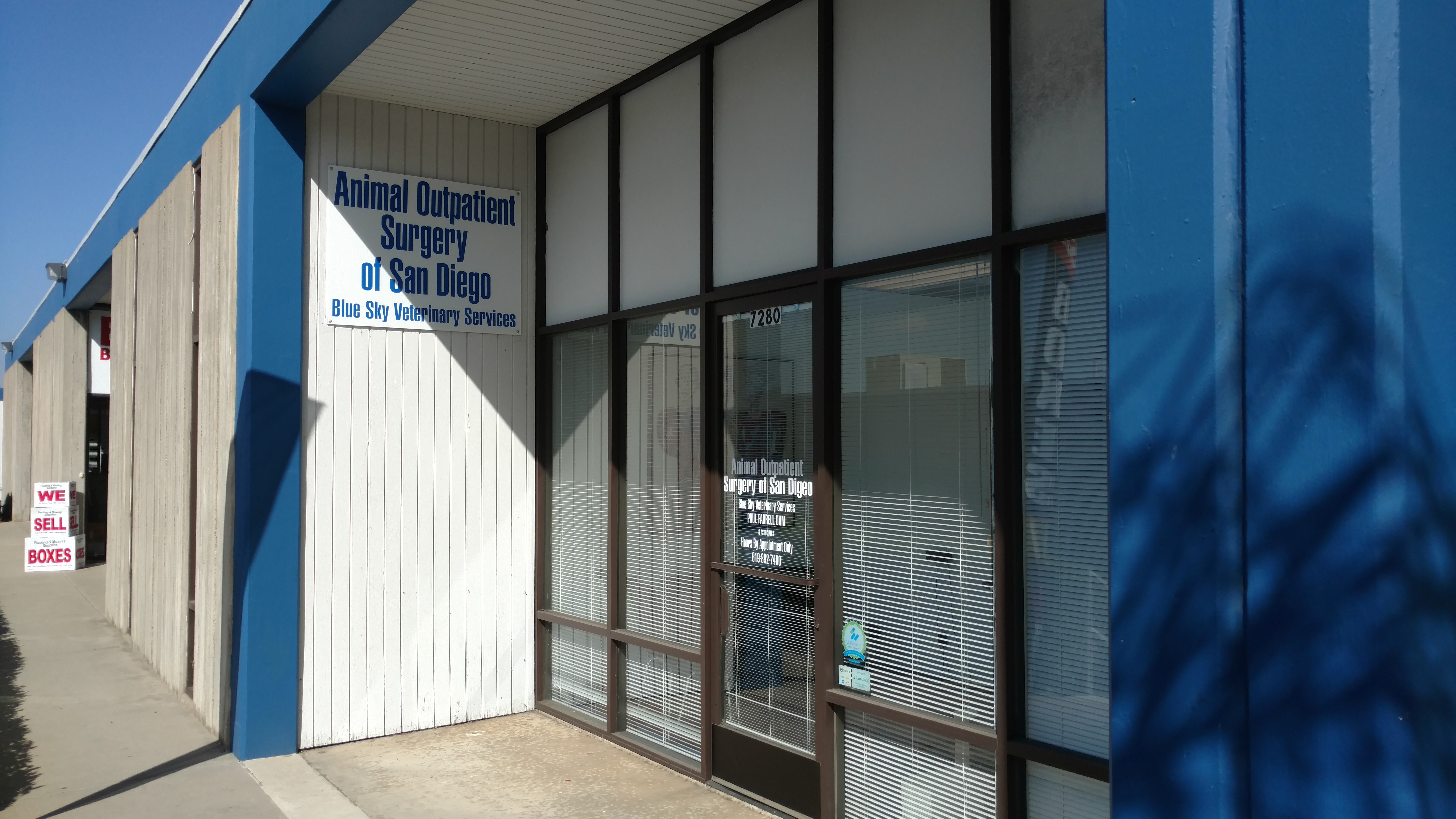 Animal Outpatient Surgery of San Diego and Blue Sky Veterinary Services, Inc.
